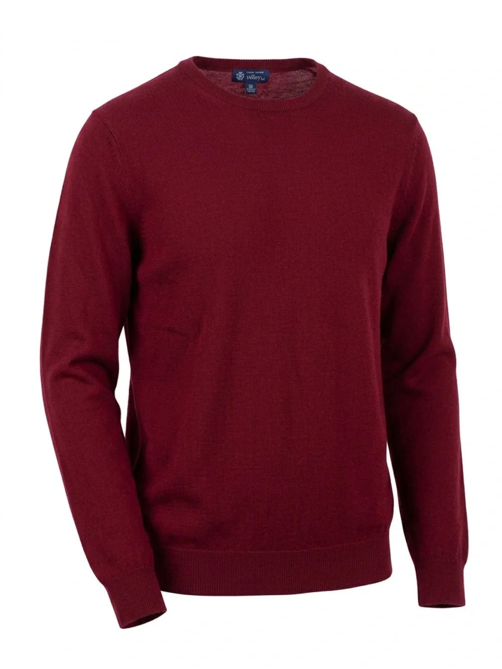 J. Crew 100% Wool Men's Crewneck Sweater in Burgundy Size XL